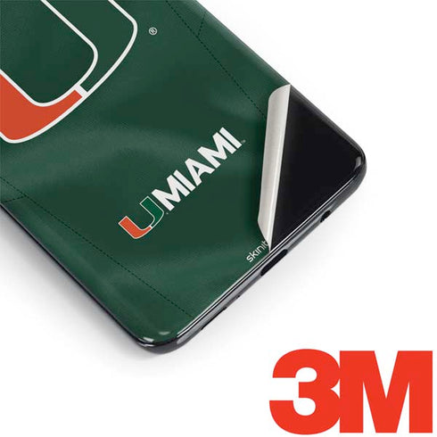 University of Miami Green Jersey Galaxy S9 Skin